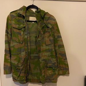J crew camo jacket